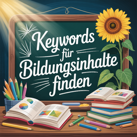 Bild mit dem Titel "Keywords für Bildungsinhalte finden"