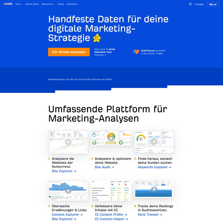 Ahrefs: Umfassende Backlink-Analyse und SEO-Tool für detaillierte Einblicke