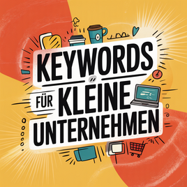 Grafik mit dem Titel "Keywords für kleine Unternehmen"