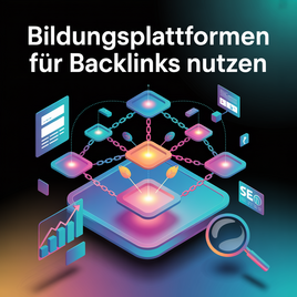 Bild mit der Überschrift "Bildungsplattformen für Backlinks nutzen"