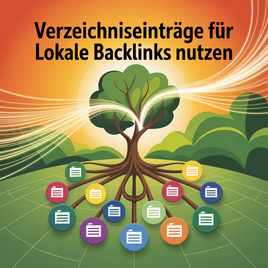 Grafik zum Thema "Verzeichniseinträge für lokale Backlinks nutzen"